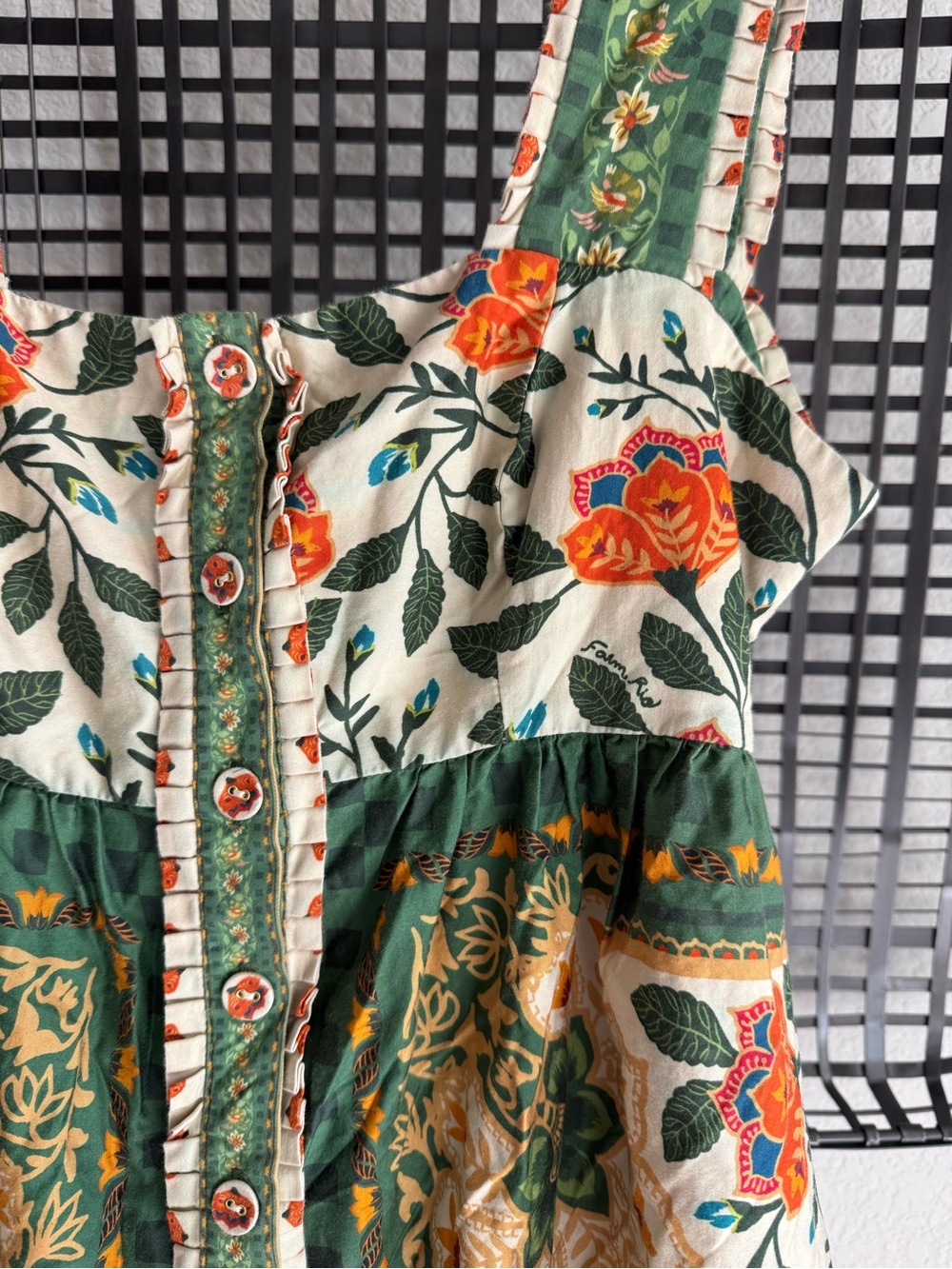 Farm Rio Garden Tapestry Maxi Dress - Picture 4 of 8